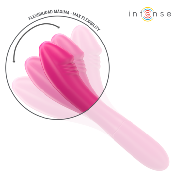 INTENSE - BELINDA VIBRATORE 19 CM FLESSIBILE 10 VIBRAZIONI ROSA