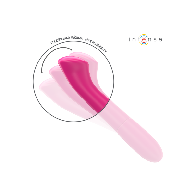 Intense - Paty Vibrador 19 Cm Flexible 10 Vibraciones Modelo 2 Rosa