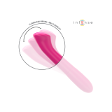 Intense - Paty Vibrador 19 Cm Flexible 10 Vibraciones Modelo 2 Rosa