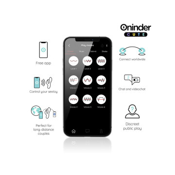 Oninder Cute - Love Bunny Vibrador Punto G Y Clítoris - App Mundial