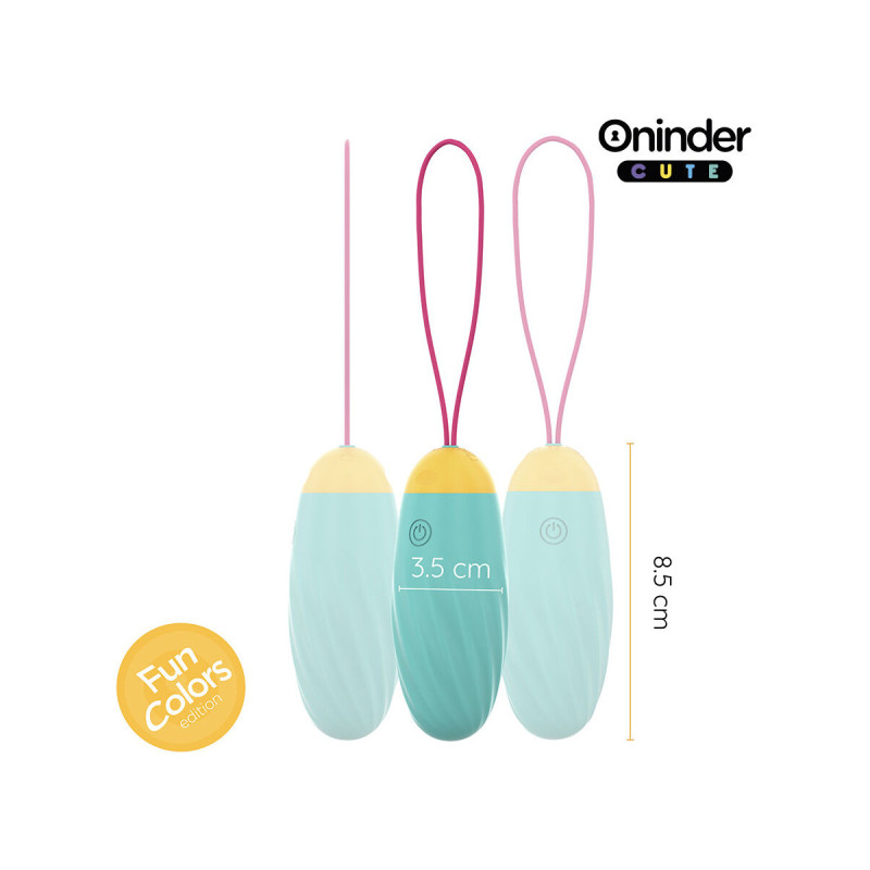 Oninder Cute - Love Pleasure Huevo Vibro - Gemas Rotadoras Silicona