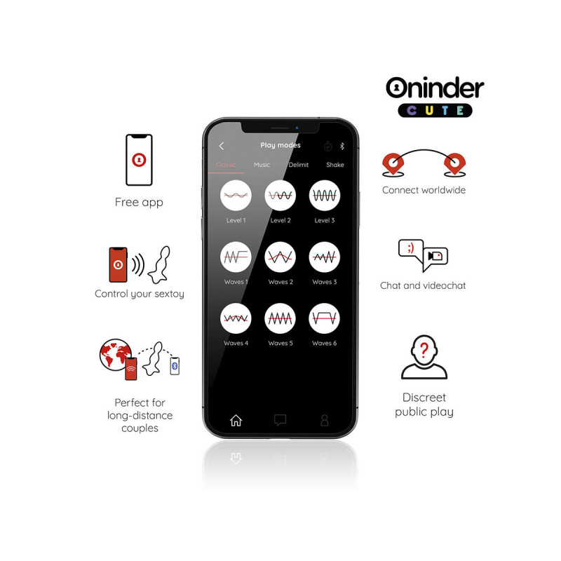 Oninder Cute - Love Butt Vibrador Plug Anal Dilatador - App Mundial