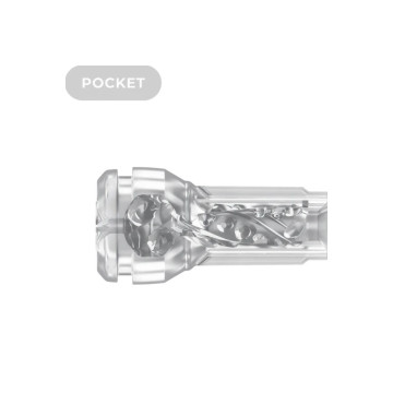 Kiiroo - Feel Pocket Stroker Crystal By Kiiroo Transparente |