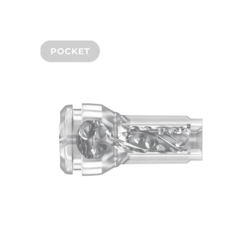 Kiiroo - Feel Pocket Stroker Crystal By Kiiroo Transparente |