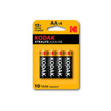 KODAK - PILE ALCALINE XTRALIFE AA LR6 * 4 - Batteries | Vybes.it