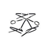 Subblime - 953690 Handschellen Mit Bondage - Gürtel Schwarz Eine