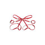 Subblime - 953706 Esposas Con Cinturón Bondage Rojo Talla Única |