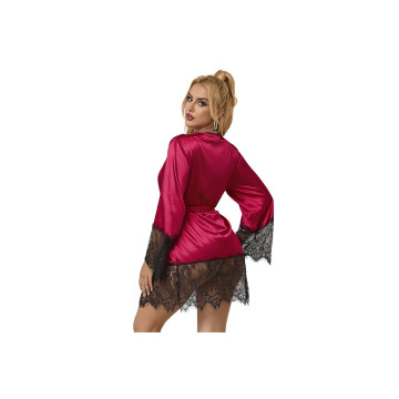 Subblime - 953829 Pyjama Dentelle Élégant + String Rouge L/Xl |