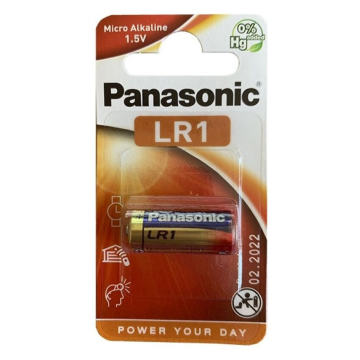 PANASONIC - PILA ALCALINA LR1 1.5V BLISTER 1 UNIDAD