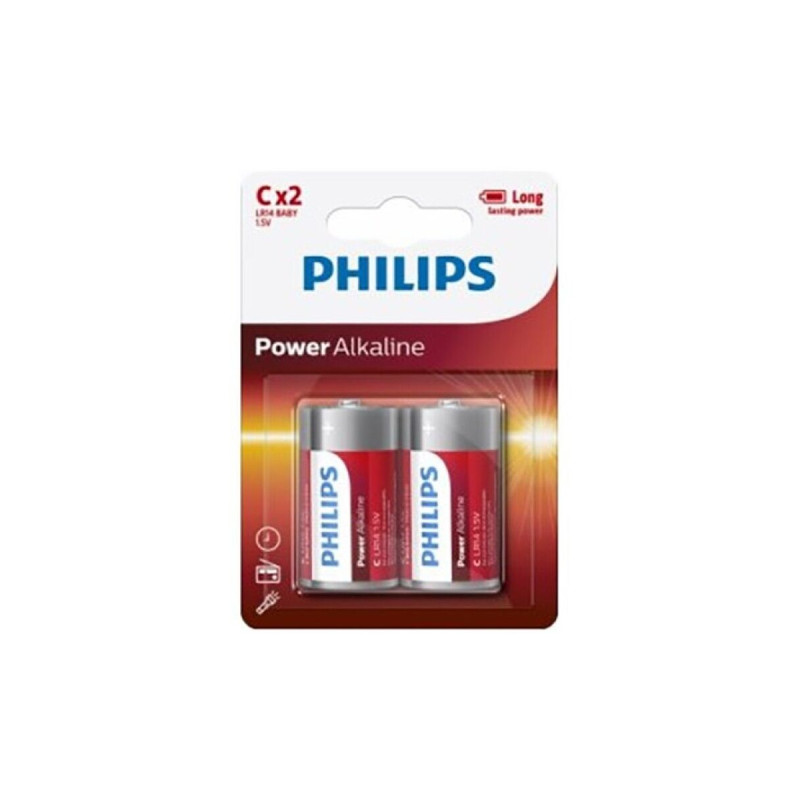 PHILIPS - POWER BATTERIES PILA C LR14 PACK 2 - PHILLIPS