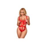 Subblime - 954468 Body Sexy Calado Con Lazo Rojo S/M | Vybes.it