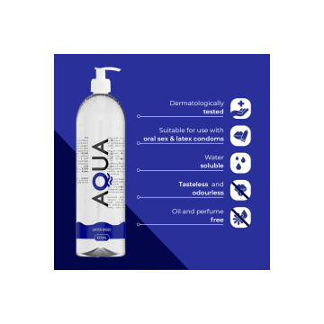 Aqua Quality - Lubricante Base De Agua 1000 Ml | Vybes.it