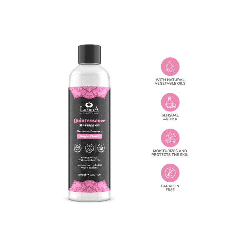 Intimateline Luxuria - Aceite De Masajes Nube De Azúcar 150 Ml |