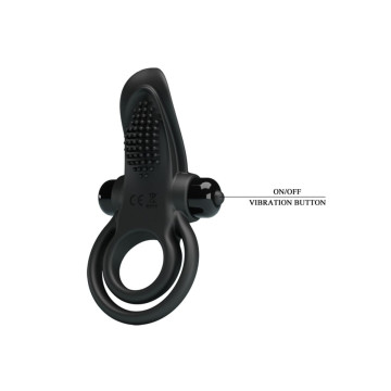 Pretty Love - Doble Anillo Vibrador + Estimulador Clítoris 10