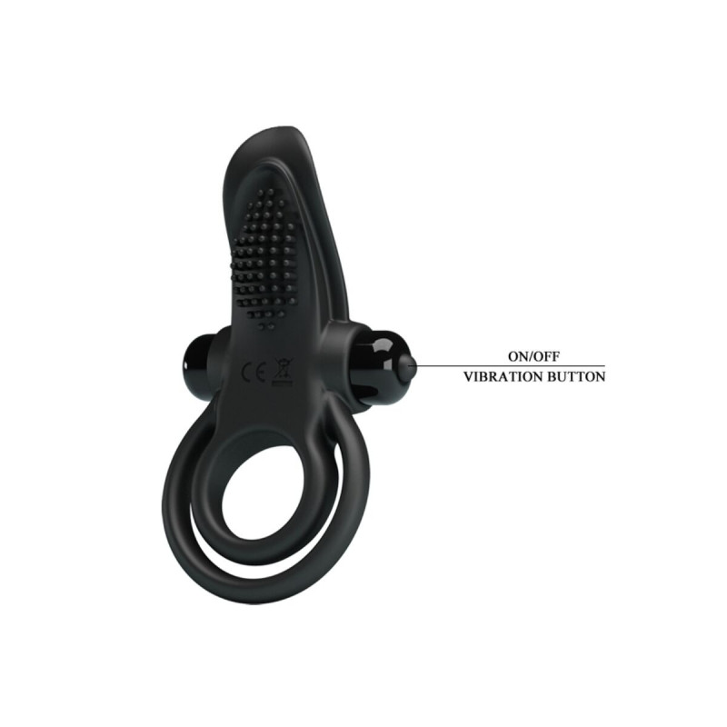 Pretty Love - Doble Anillo Vibrador + Estimulador Clítoris 10