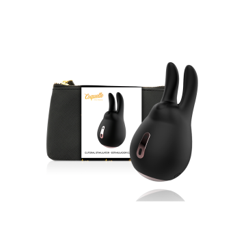 COQUETTE CHIC DESIRE - ESTIMULADOR CLÍTORIS NEGRO / GOLD CONEJO