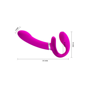 Pretty Love - Valerie Vibrador Doble Strap - On 12 Vibraciones