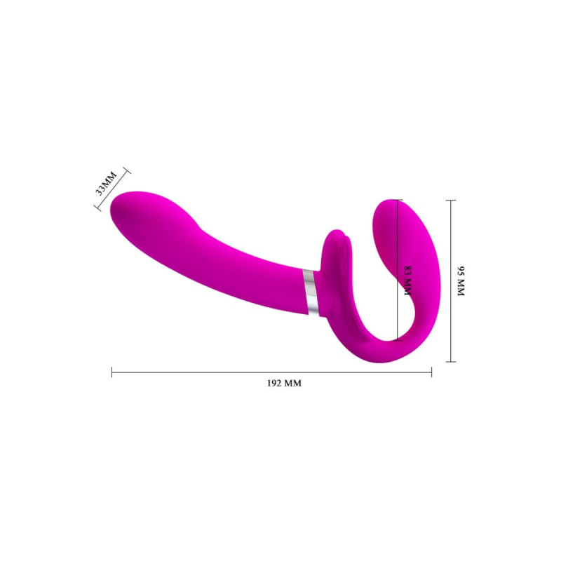Pretty Love - Valerie Vibrador Doble Strap - On 12 Vibraciones