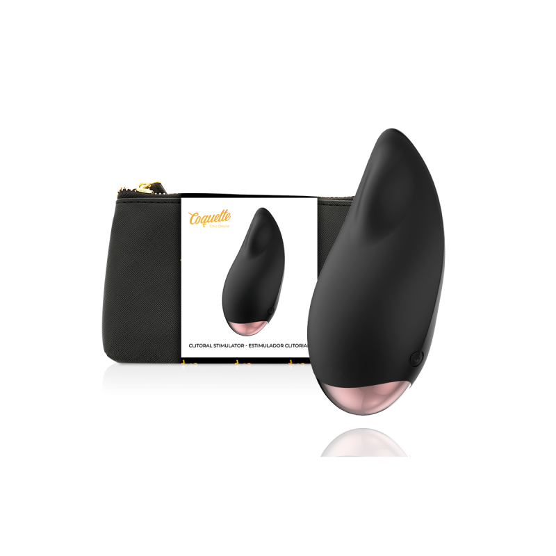 Coquette Chic Desire - Estimulador Clítoris Negro / Gold Gota |