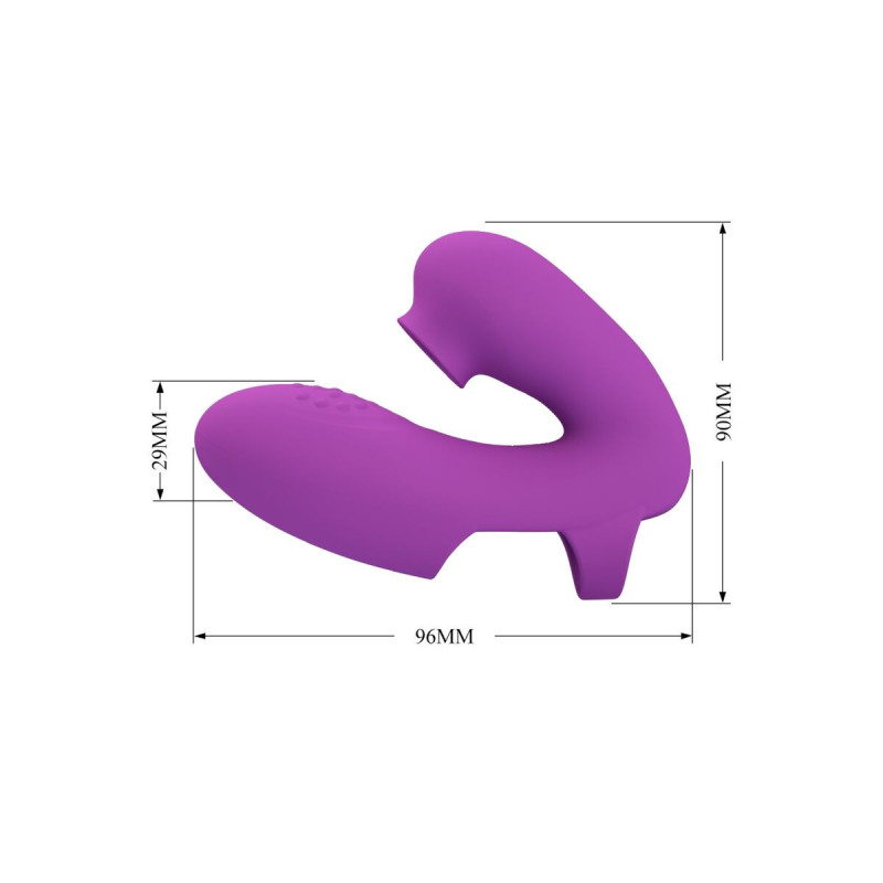 Pretty Love - Athena Vibrador De Dedo Con Estimulador Clítoris