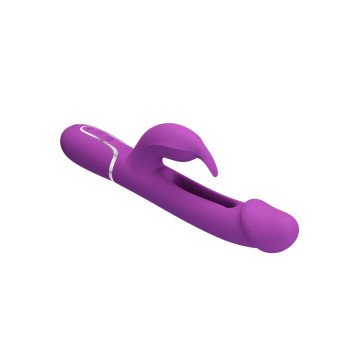 Pretty Love - Kampas Vibrador Rabbit Multifunción 3 En 1 Morado |