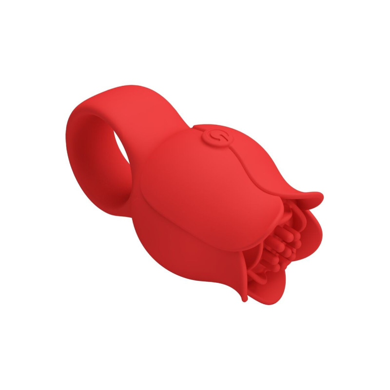 Pretty Love - Jae Vibrador De Dedo Forma De Rosa 10 Vibraciones