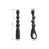 Pretty Love - Federer Vibrador Anal 12 Vibraciones Negro | Vybes.it