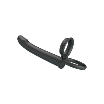 Pretty Love - Dillion Double Pénétration Double Anneau Pénal Noir |