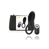 Coquette Chic Desire - Cockring Télécommande Rechargeable Noir/ Or