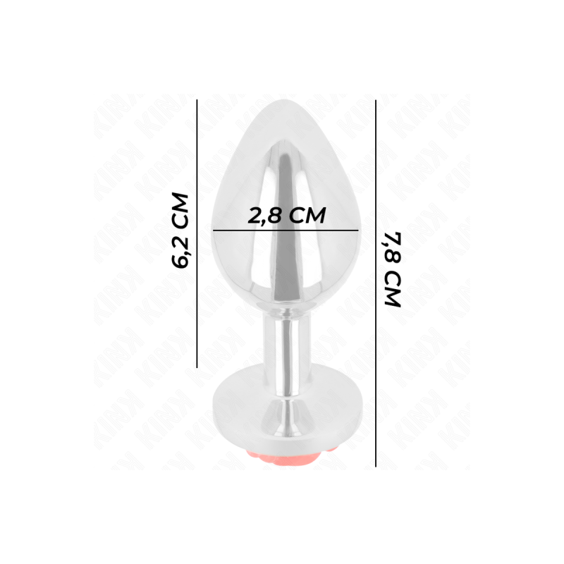KINK - PLUG ANAL ROSE ROT GRÖSSE S - KINK PLEASURE PLUGS - BDSM Analp…