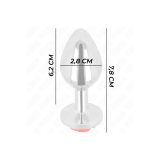 KINK - PLUG ANAL ROSE RED SIZE S - KINK PLEASURE PLUGS - BDSM Anal Pl…