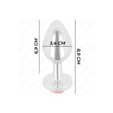 KINK - PLUG ANAL ROSE ROT GRÖSSE M - KINK PLEASURE PLUGS - BDSM Analp…