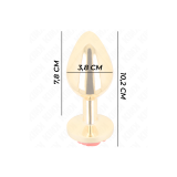 KINK - PLUG ANAL GOLD ROSE ROT GRÖSSE L - KINK PLEASURE PLUGS - BDSM…
