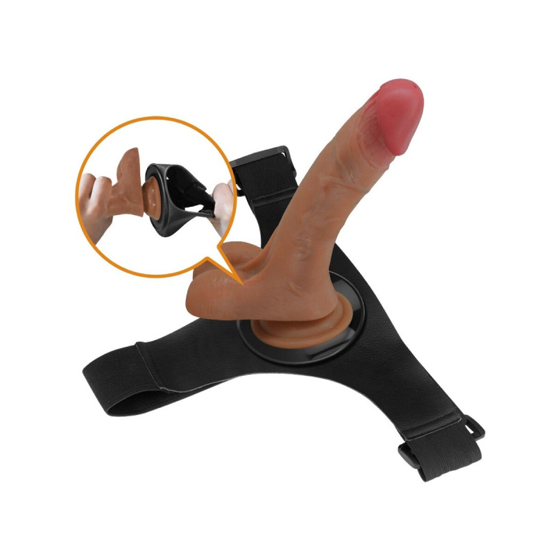 Pretty Love - Slip Harnais Universel Avec Gode Vibrant Et Squirting