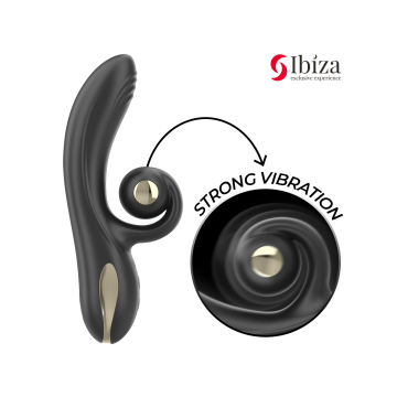 IBIZA - VIBRATEUR TWISTER AVEC STIMULATEUR DE COURBES ET VIBRO-ROTATI…