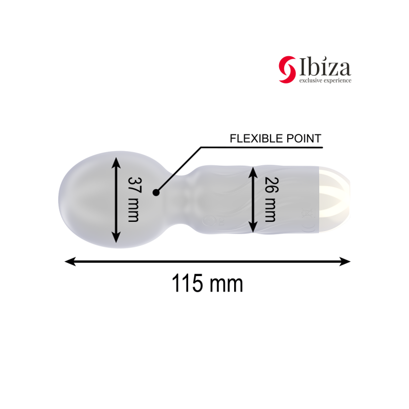 IBIZA - VIBRATEUR DE POCHE WAND - IBIZA TECHNOLOGY - Vibromasseur WAND