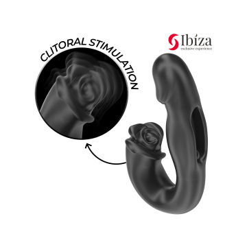 IBIZA - ROSE VIBRATOR FLICKING EFFECT AND CLIT STIMULATOR - IBIZA TEC…