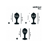 Addicted Toys - Set De 3 Plug Silicona Anal Con Joya | Vybes.it