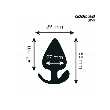ADDICTED TOYS - ANALSTECKER GRÖSSE S 5,3 CM - Analplugs