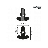 Addicted Toys - Hohl Anal Plug Grösse M 9,6 Cm | Vybes.it