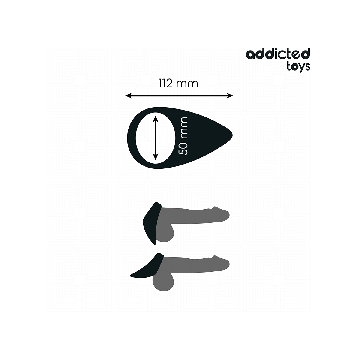 Addicted Toys - Anillo Con Forma De Lágrima Para El Pene | Vybes.it