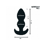 Addicted Toys - Plug Anal Taille L 11,7 Cm | Vybes.it