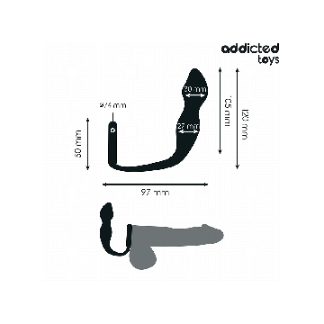 Addicted Toys - Plug Anal Avec Anneau Modèle 2 | Vybes.it