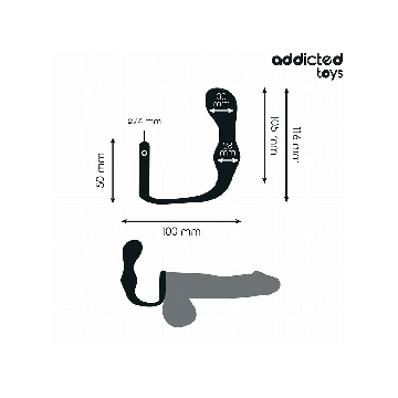 Addicted Toys - Plug Anal Avec Anneau Modèle 3 | Vybes.it