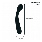 ADDICTED TOYS - DOUBLE ANAL MASSAGER SILICONE 22.5 CM