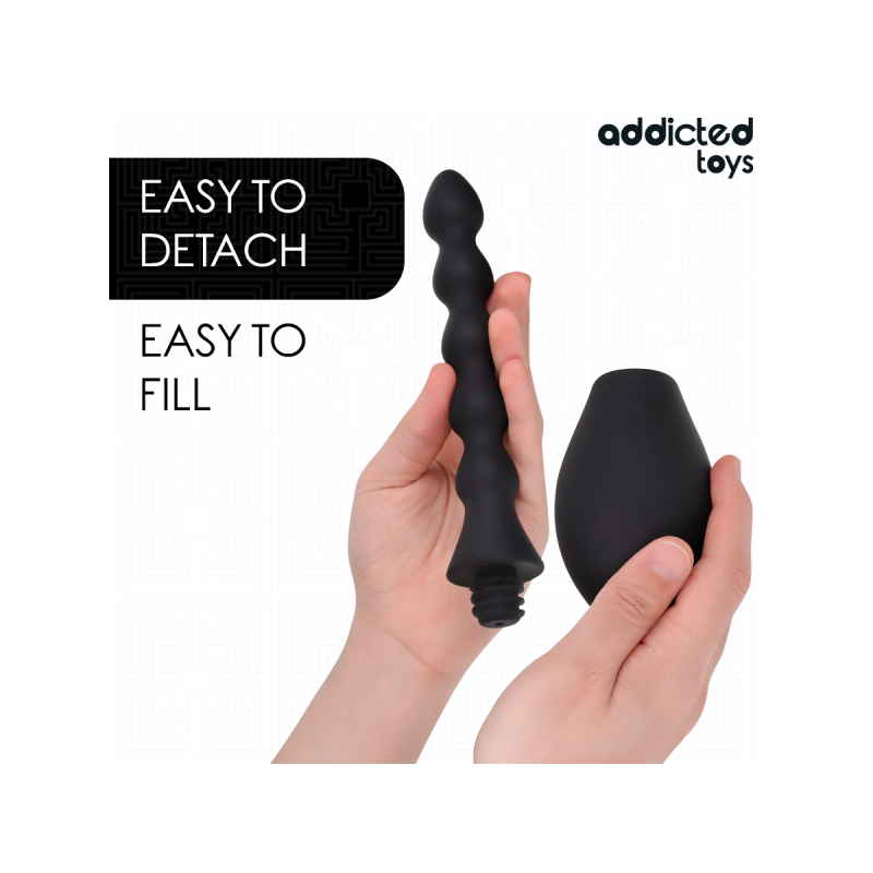 ADDICTED TOYS - TRAVEL CLEANER SILICONE MODEL 2 - Anal Shower