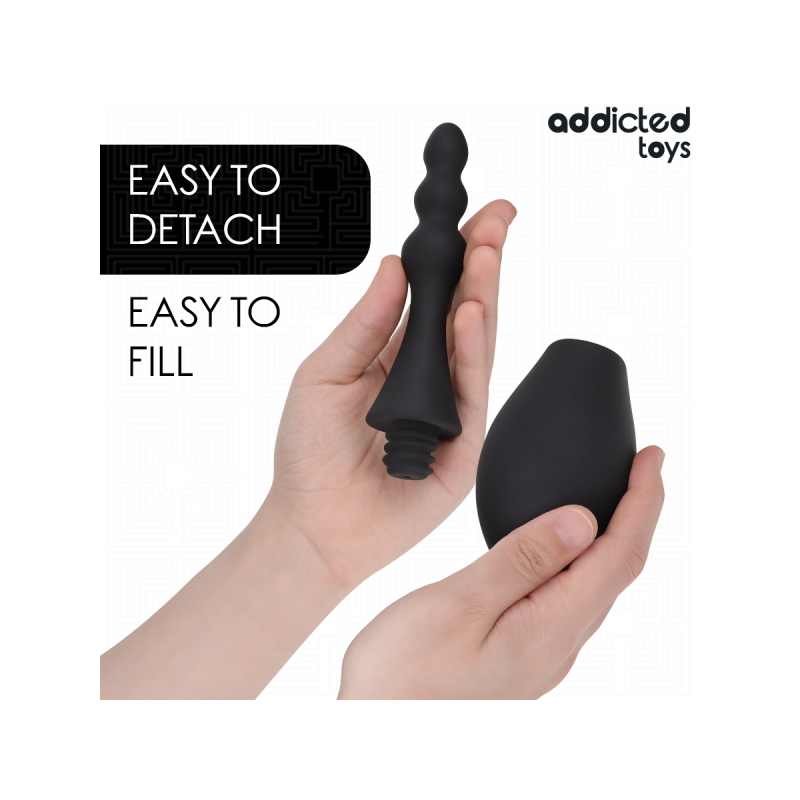 ADDICTED TOYS - TRAVEL CLEANER SILICONE MODEL 4 - Anal Shower