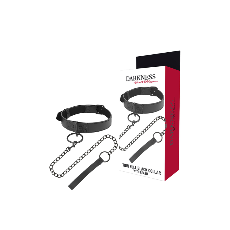 Darkness - Collar Con Cadena Negro | Vybes.it