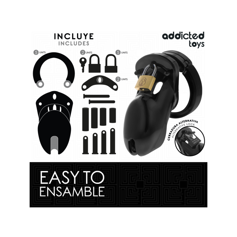 Addicted Toys Locked - Forbidden Vault Jaula Para Pene 10 Cm |