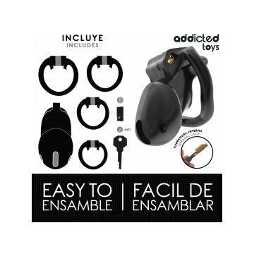 Addicted Toys Locked - Mindnight Cell Cage À Pénis Taille S |